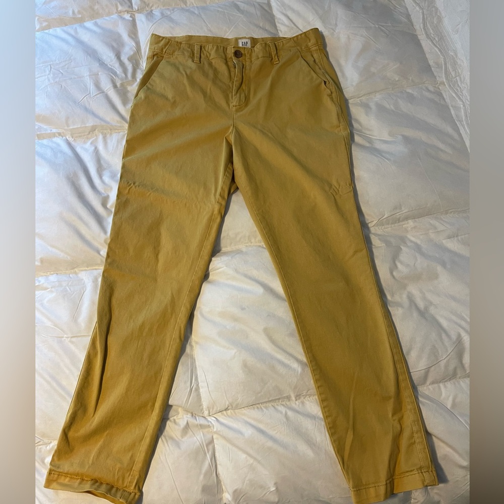 Gap tuxedo stripe chinos